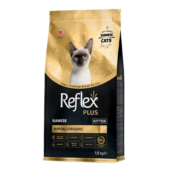 Reflex Plus Siamese Hypoallergenic Tavuklu Yavru Kedi Maması 1.5KG