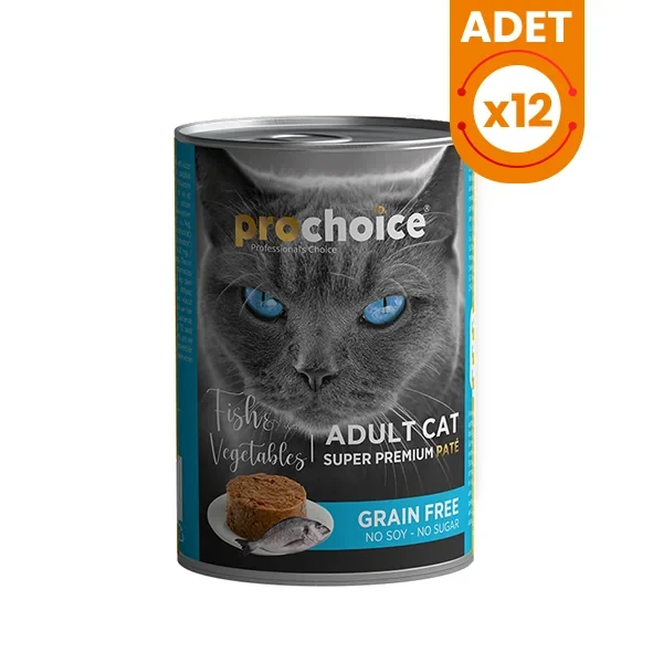 Pro Choice Adult Balık ve Sebzeli Yetişkin Konserve Kedi Maması
