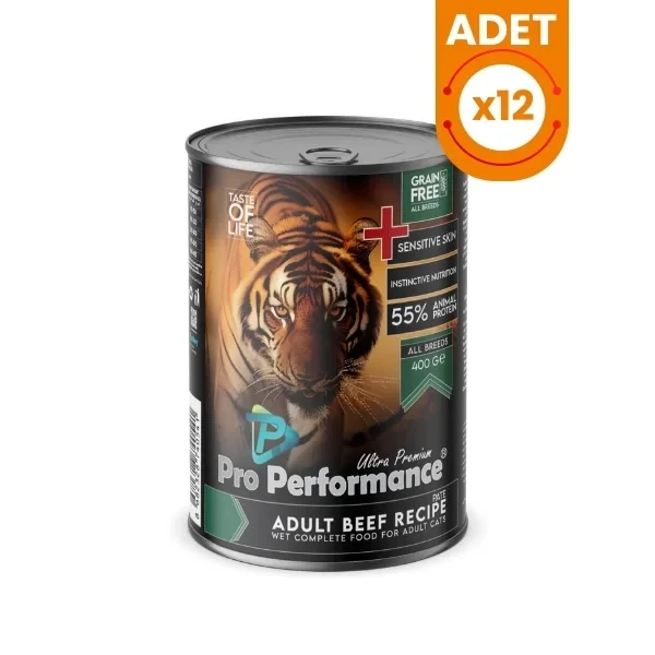 Pro Performance Ultra Premium Biftekli Yetişkin Konserve Kedi Maması