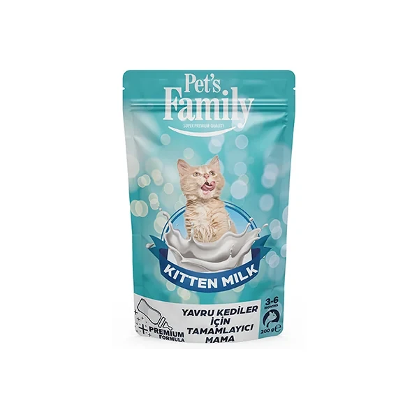 Pets Family Yavru Kedi Süt Tozu 200GR